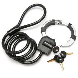 Cable de bloqueo de llave MASTER LOCK con esposas - 1 m