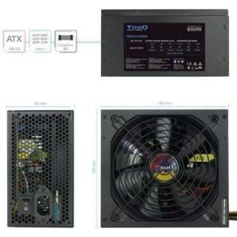 TooQ TQAPOLO-650SP Fuente de Alimentación ATX 650W con PFC Activo, Ventilador silencioso 140mm, Crossfire SLI TooQ TQAPOLO-650SP Fuente de Alimentación ATX 650W con PFC Activo, Ventilador silencioso 140mm, Crossfire SLI