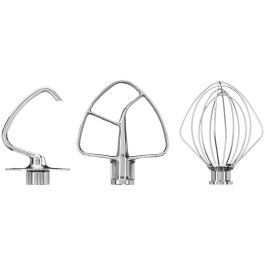 Kitchenaid 5KSM5TH3PSS Pack de 3 Accesorios de Acero Inoxidable para Cocina
