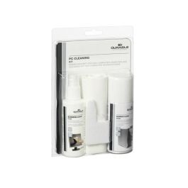 Durable PC Cleaning Kit, 1 x 150ml Surface foam, 1 x 125ml Screenclean fluid, 10 x absorbant wipes, 1 x keyboard tool