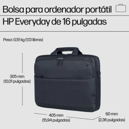 HP Funda para portátil Everyday de 16 pulgadas, protección duradera, fabricada con materiales reciclados