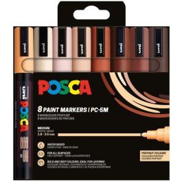 Marcador T.Opaca No Perm. Uni Posca 1.8-2.5Mm (Pc-5M) Colores Portrait Estuche De 8 Precio: 27.50000033. SKU: B1EN2J85DC