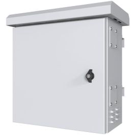Lanview Gabinete CCTV Montado en Poste para 4 Cámaras Mini Classic