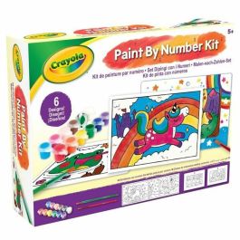 Crayola Kit de Pintura por Números con 6 Plantillas para Niños a Partir de 5 Años