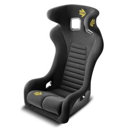 Momo MOMSERDAYTONAXLL Asiento de Competición Daytona XL Negro Homologado FIA 8855-1999, Compatible HANS, Fijación Lateral