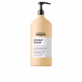 L'Oreal Champú Absolut Repair Gold Reparador Fortalecedor Cabello Dañado con Proteína de Quinoa Dorada 1500ml Nuevo Formato