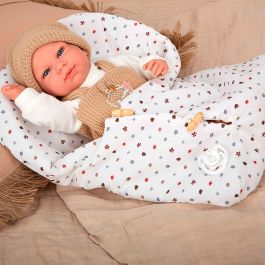 Muñecas Arias 60898 Muñeco Elegance Cris, 40 cm, con Saco de Dormir, Peto Beige y Chupete para Bebés +0 Meses Muñecas Arias 60898 Muñeco Elegance Cris, 40 cm, con Saco de Dormir, Peto Beige y Chupete para Bebés +0 Meses