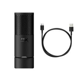 HyperX AR0A0AA Micrófono SoloCast 2 para Videoconsola, USB Alámbrico, Negro, Muestreo 96 kHz, 2m Cable