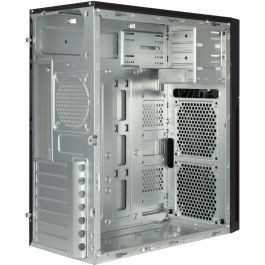Inter-Tech IT-2815 Linear Midi Tower ATX Negra, compatible con micro ATX y Mini-ITX para PC de Hogar/Oficina