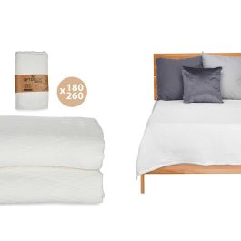 Colcha Cama Rombos Blanco 180X260Cm Giftdecor (4 Unidades) Precio: 91.50000035. SKU: B1CYW7HMNV