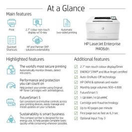 HP LaserJet Enterprise M406dn Impresora Láser Monocromo con JetIntelligence