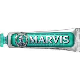 Marvis Pasta de Dientes Classic Strong Mint 85ml para combatir Placa y Gérmenes, Prevenir Caries y obtener Frescor Duradero.