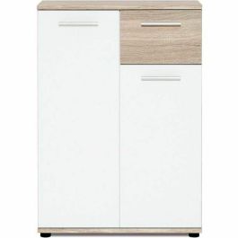 JACKY Clásico mueble blanco mate con decoración en roble - L 60 cm Precio: 100.49999971. SKU: B193S79RAH