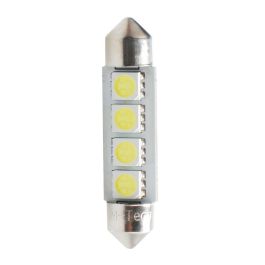 M-Tech L311W C5W 41mm 4xSMD5050 Canbus Blanco LED Bombilla Interior Coche
