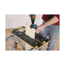 Wolfcraft Banco de Mordaza con Chasis Reforzado Medidas 64,5 x 30 cm / 45 x 80 cm Profesional Doméstico