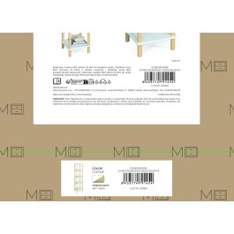 Inde Estanteria Madera Cuadrada 5 Niveles White Moblekit