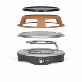 Livoo DOC304 Horno de Pizza 1200W para 6 personas Ø10 cm Antiadherente