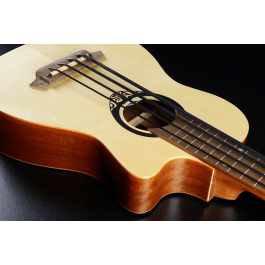 LAG Ukelele Tiki Uku Mini Bass Cutaway Eletroacustico Lag