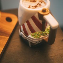 ERIK Jarra One Piece Going Merry 750ml Dolomita Pintada a Mano Decoración Relieve