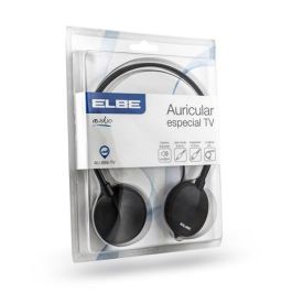 Elbe Auriculares Diadema AU-889-TV Especiales TV Cable 5 Metros con Regulador de Volumen