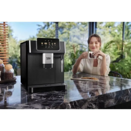 Beko CEG7302B Cafetera con Molinillo 1350 W 19 Bares Negra