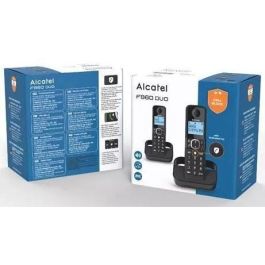 Teléfono fijo inalámbrico - ALCATEL - F860 duo negro - Bloqueo de llamadas no deseadas Teléfono fijo inalámbrico - ALCATEL - F860 duo negro - Bloqueo de llamadas no deseadas