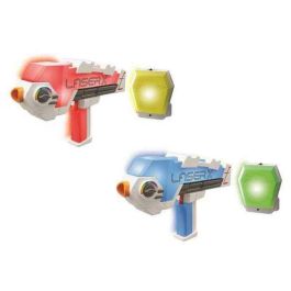 Bizak Laser X Revolution Double Blasters - Pistola Láser Juego 2 Unidades, 20+ Colores de Luz, Sonido, Edad 6+, Pilas LR03 no incluidas Bizak Laser X Revolution Double Blasters - Pistola Láser Juego 2 Unidades, 20+ Colores de Luz, Sonido, Edad 6+, Pilas LR03 no incluidas