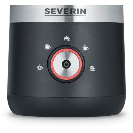 Severin SM 3588 Espumador de Leche Eléctrico Portátil, Caliente y Fría, 150ml Espuma / 300ml Calentar, Acero Inoxidable