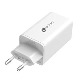 LEOTEC Cargador 65W GaN Rápido 2 USB-C + 1 USB-A Blanco Carga Múltiple Dispositivos Universal Precio: 17.5000001. SKU: S5616729