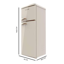 Cecotec frigorífico combinado beige 215 L Bolero CoolMarket 2D Origin 215 E