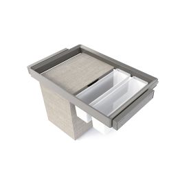 Emuca Kit de 2 bandejas auxiliares, 1 cesto y bastidor regulable Quartz para armarios, guías de cierre suave y extracción total, Módulo 80cm, Acabado Titanio Emuca Kit de 2 bandejas auxiliares, 1 cesto y bastidor regulable Quartz para armarios, guías de cierre suave y extracción total, Módulo 80cm, Acabado Titanio Precio: 117.49999998. SKU: B16HVKR2D2