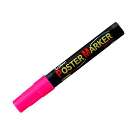 Artline EPP-4-ROS Rotulador Poster Marker Punta Redonda 2 mm Color Rosa Fluor