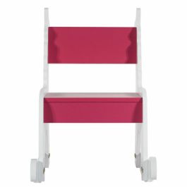 Silla mecedora Alexandra House Living Blanco Rojo Madera MDF 33 x 55 x 51,5 cm Infantil Jirafa