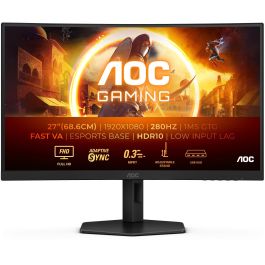 AOC C27G4ZXU Monitor Gaming Curvo 27" FHD (1920x1080) VA 0.3ms 280Hz HDMI DP USB Negro Precio: 197.4999994. SKU: B1JZZCSARM