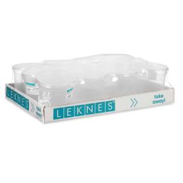 Fiambrera Plastico Redonda 1000Ml Leknes 12CM (12 Unidades) Fiambrera Plastico Redonda 1000Ml Leknes 12CM (12 Unidades)