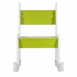 Silla mecedora Alexandra House Living Blanco Verde Madera MDF 33 x 55 x 51,5 cm Infantil Jirafa