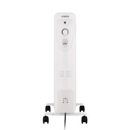 Oceanic OCEABH2000W2 Radiador de Aceite Eléctrico 2000W para Baño, 3 Potencias, 9 Elementos, Móvil, Blanco