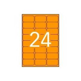 Apli Etiquetas Adhesivas Láser 64x33,9 mm Naranja Fluorescente, 480 Unidades, Compatible con Impresoras Láser Precio: 11.49999972. SKU: S8400918