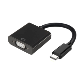 Aisens Conversor USB-C a VGA - Negro 15 cm, Resolución 1920x1200@60Hz, Compatible con DP ALT Precio: 9.5000004. SKU: B1G43FZL6R
