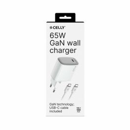 Cargador de Pared Celly UPTC1USBC65WCTC Blanco