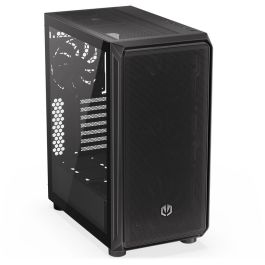 ENDORFY EY2A010 ARX 500 Air TG Black - Caja PC Midi Tower Gaming con Panel y Ventana Lateral de Vidrio Templado