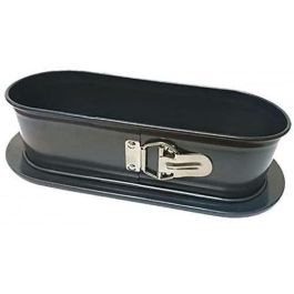 Molde ovalado con bisagras - BAUMALU - 31x12x8 cm - Acero revestido de acero al carbono 0,8 mm - Antiadherente antracita Precio: 28.49999999. SKU: B1JF3M2Q36