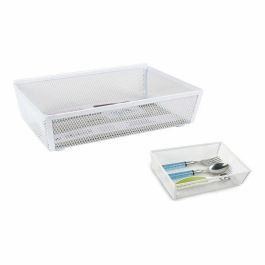 Organizador para Cubiertos Confortime Metal Blanco (21,8 x 15,24 x 5,2 cm) Precio: 3.95000023. SKU: S2211178