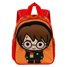 Harry Potter Mochila Pocket Bobblehead Naranja - Mochila preescolar con bolsillo frontal y laterales de malla Harry Potter Mochila Pocket Bobblehead Naranja - Mochila preescolar con bolsillo frontal y laterales de malla