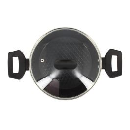 Horno holandés - MENASTYL - 6020646 - Aluminio forjado - 20 cm - Negro - Apto para todo tipo de fuegos, incluida inducción Horno holandés - MENASTYL - 6020646 - Aluminio forjado - 20 cm - Negro - Apto para todo tipo de fuegos, incluida inducción
