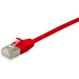 Equip 606142 Patch Cable Cat6A F/FTP 0.25m Rojo Slim LSZH para Redes 10 Gigabit Ethernet