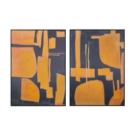 Cuadro Urban DKD Home Decor Naranja Azul 4.5 x 143 x 103 cm (2 Unidades) Cuadro Urban DKD Home Decor Naranja Azul 4.5 x 143 x 103 cm (2 Unidades)