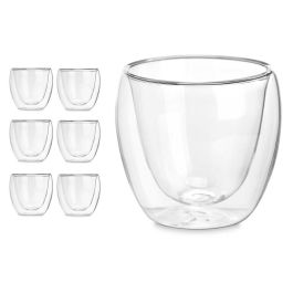Vivalto Vaso de Vidrio Borosilicato 100 ml Transparente 6.5x6x6.5 cm (24 Unidades) Vivalto Vaso de Vidrio Borosilicato 100 ml Transparente 6.5x6x6.5 cm (24 Unidades)