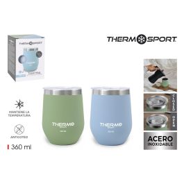Thermosport Travel Mug de Acero, 360 ml, Colores Surtidos (12 Unidades) Precio: 54.49999962. SKU: B1DRBTQQVN