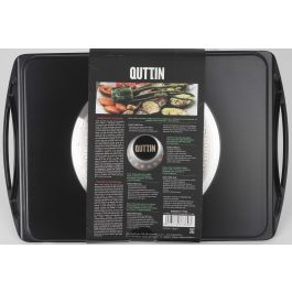 Quttin Parrilla Rectangular Lisa 42 x 27 x 5 cm (6 Unidades) Quttin Parrilla Rectangular Lisa 42 x 27 x 5 cm (6 Unidades)